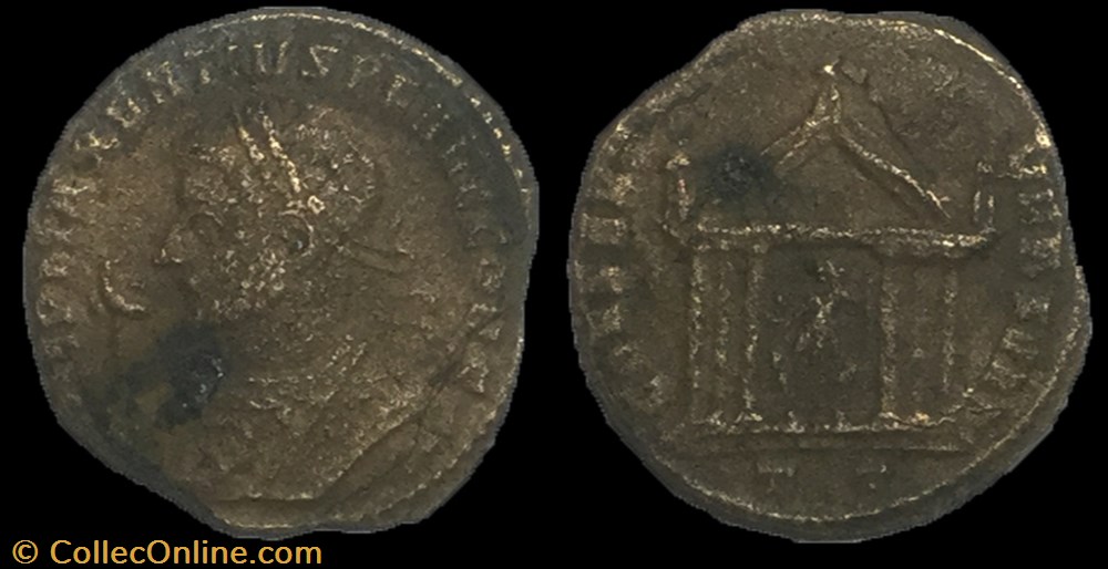Follis ou nummus MAXENCE monnaie antique av jc ap romaine follis ou nummus maxence