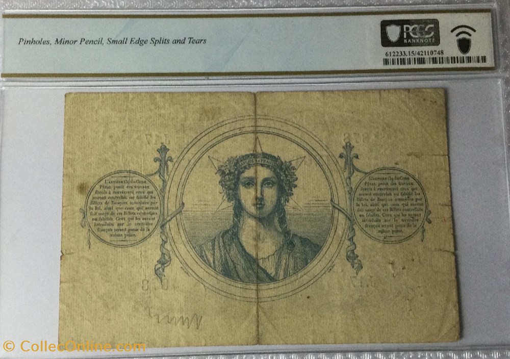 25 Francs 1870 PARIS FRANCE 1870 , 2 billets europe 25 francs 1870 paris france 1870