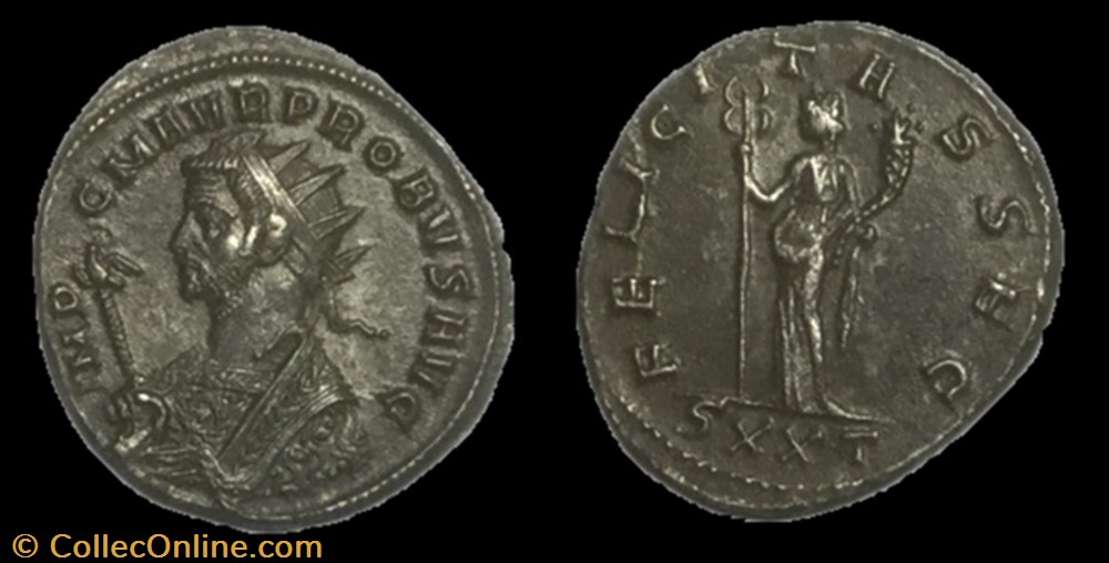 Aurelianus de Probus monnaie antique av jc ap romaine aurelianus de probus