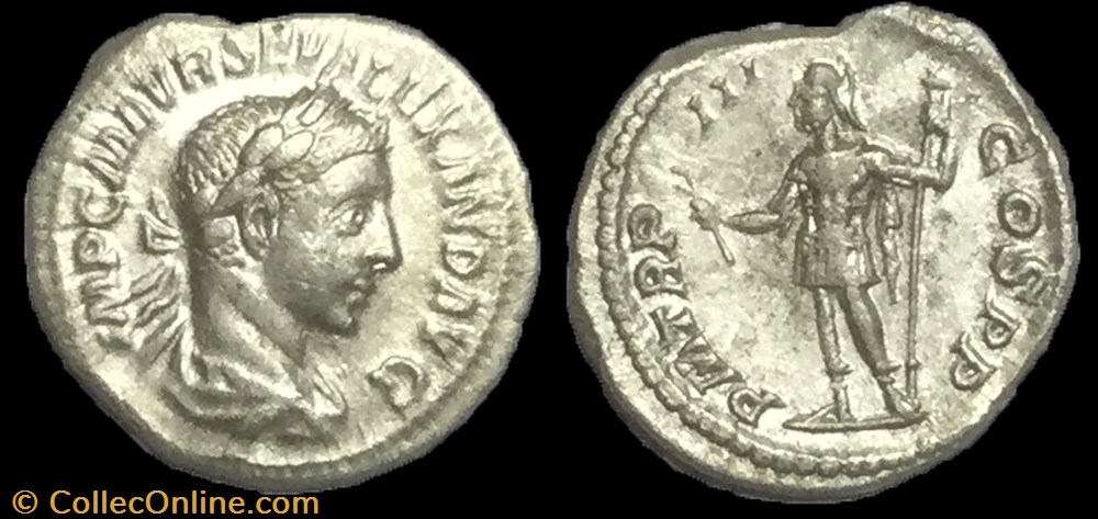 Denier ALEXANDRE SÉVÈRE monnaie antique av jc ap romaine denier alexandre severe