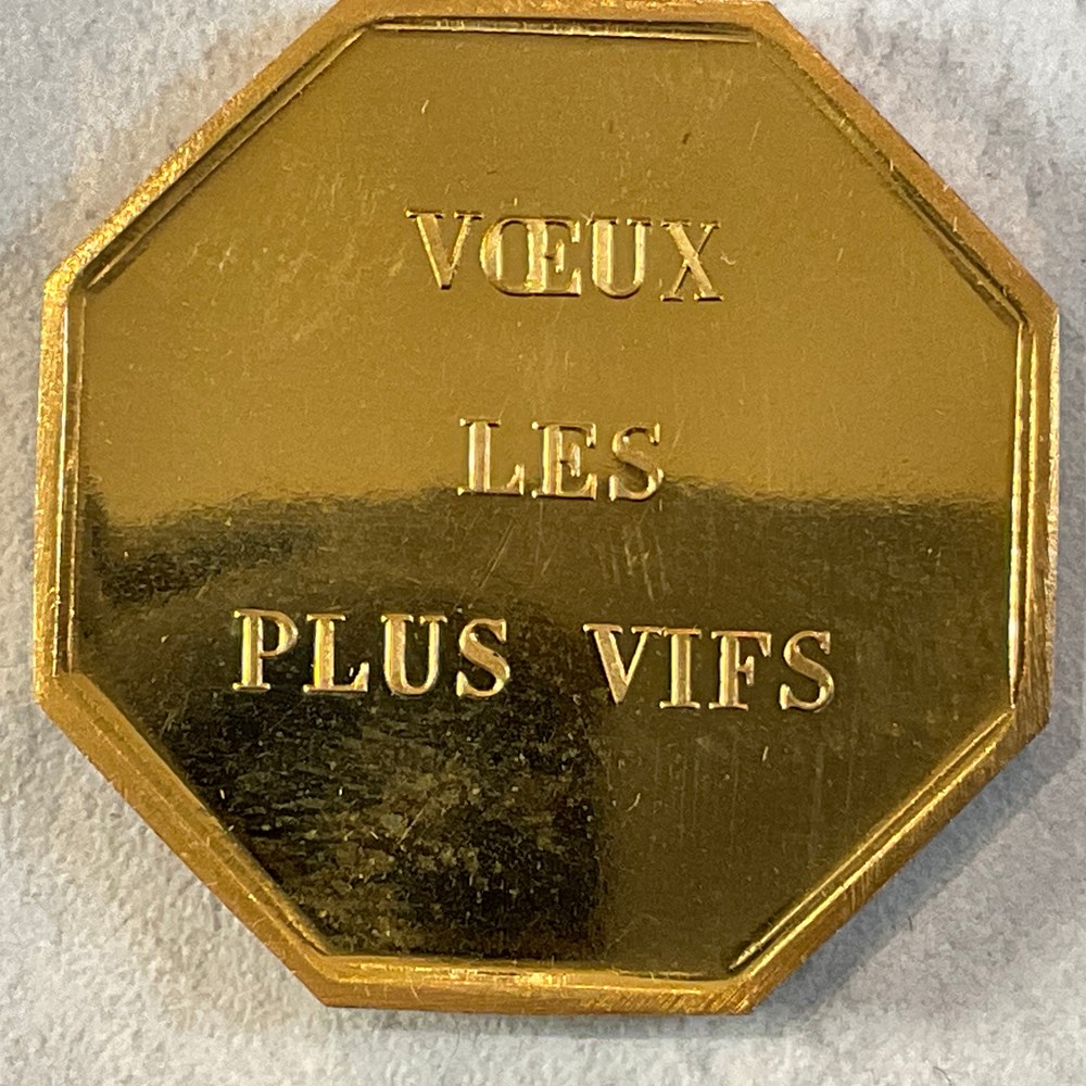 jeton de vœux les plus vifs medailles france jeton de v ux les plus vifs
