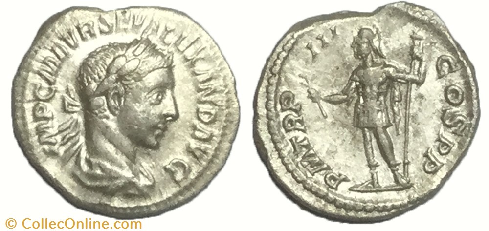 Denier ALEXANDRE SÉVÈRE monnaie antique av jc ap romaine denier alexandre severe