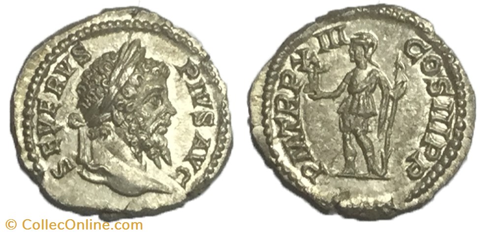 monnaie antique av jc a ap romaine denier septime severe