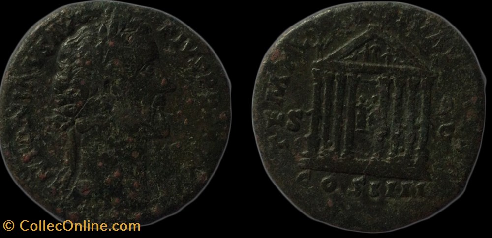 monnaies antiquite av jc ap romaines republicaines imperiales sesterce antonin le pieux
