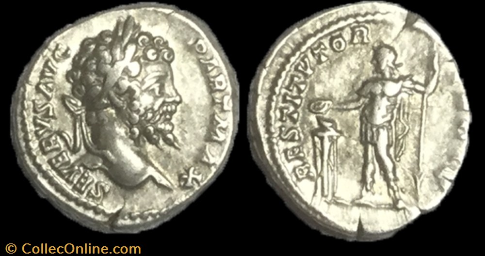 Denier Septime Sévère monnaie antique av jc a ap romaine denier septime severe