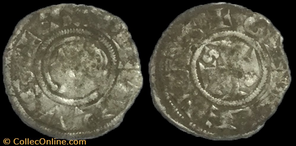 1 denier de l’évêché de Genève. monnaie france a feodale 1 denier de l eveche de geneve