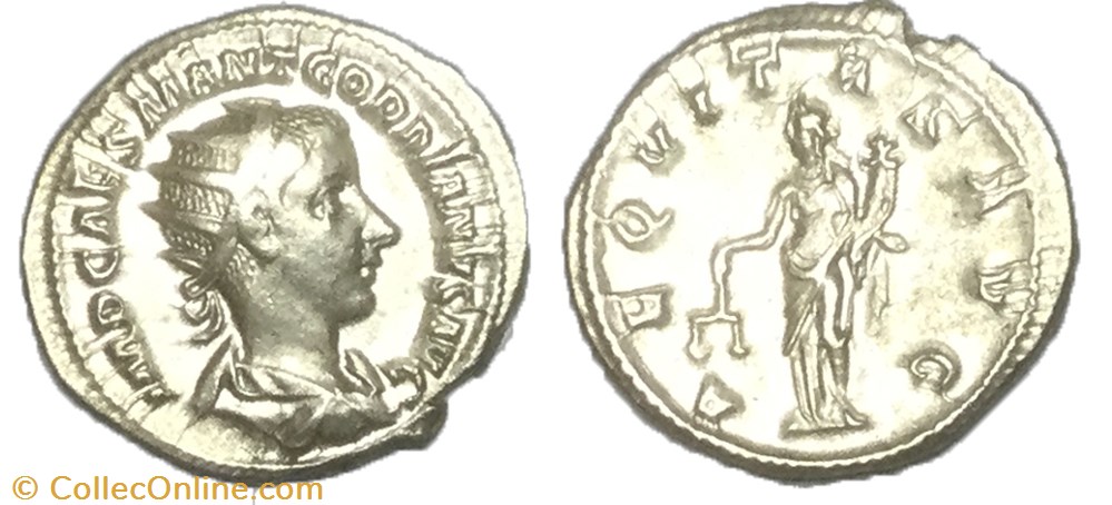monnaie antique av jc ap romaine antoninien gordien iii