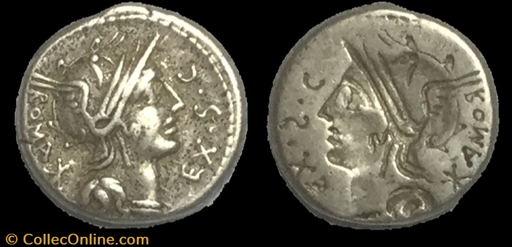 denier Sergia monnaie antique av jc ap romaine denier sergia