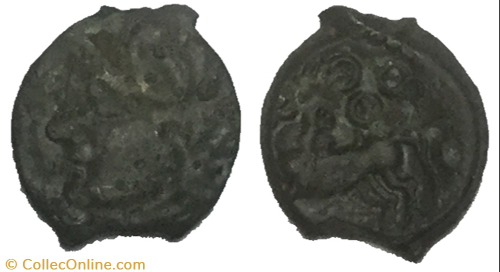 bronze monnaie antique av jc a ap gauloise bronze