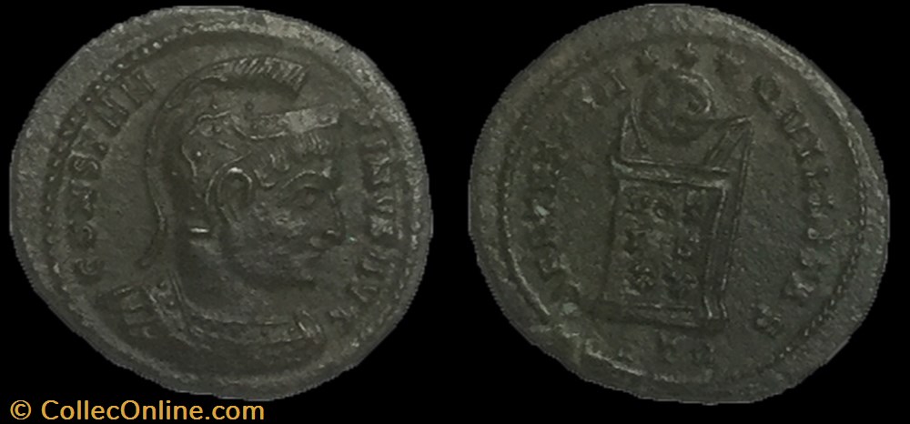monnaie antique av jc ap romaine centenionalis ou nummus constantin ier le grand