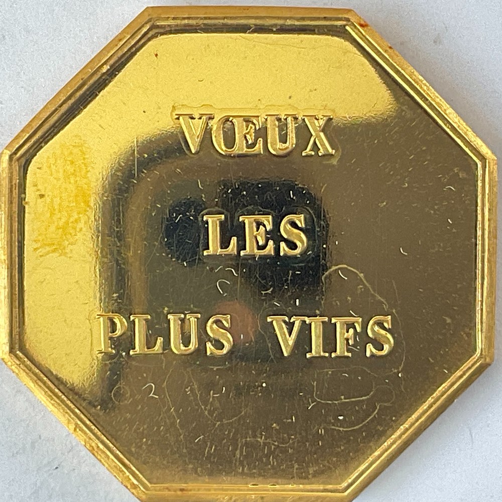 jeton de vœux les plus vifs medailles france jeton de v ux les plus vifs