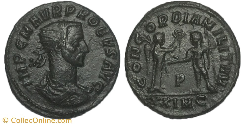 monnaie antique av jc ap romaine aurelianus probus