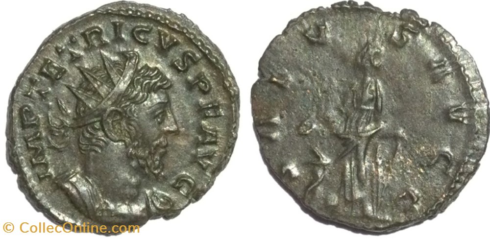 monnaies antiques romaines republicaines imperiales tetricus ier antoninien ric 127