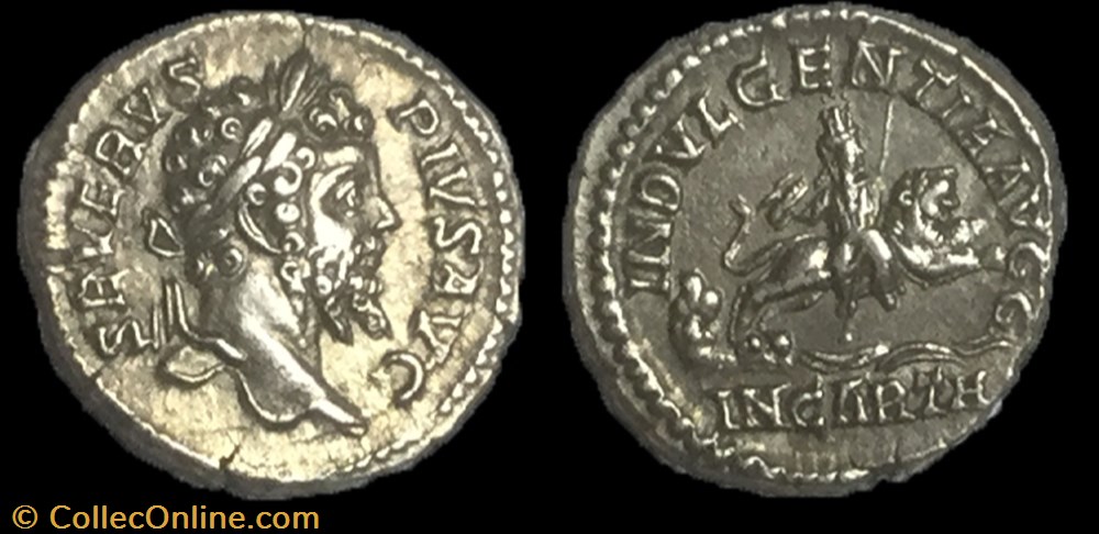Denier Septime Sévère monnaie antique av jc a ap romaine denier septime severe
