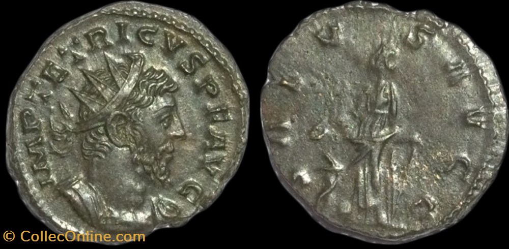monnaies antiques romaines republicaines imperiales tetricus ier antoninien ric 127