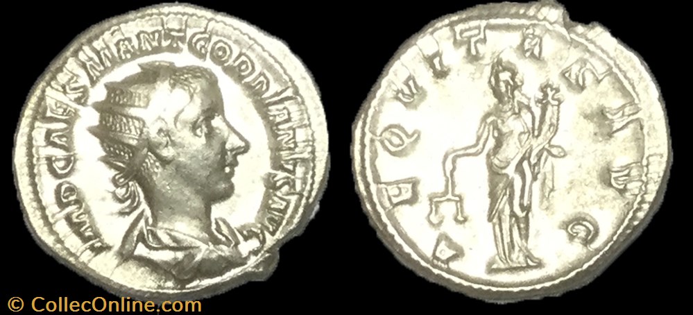 monnaie antique av jc ap romaine antoninien gordien iii