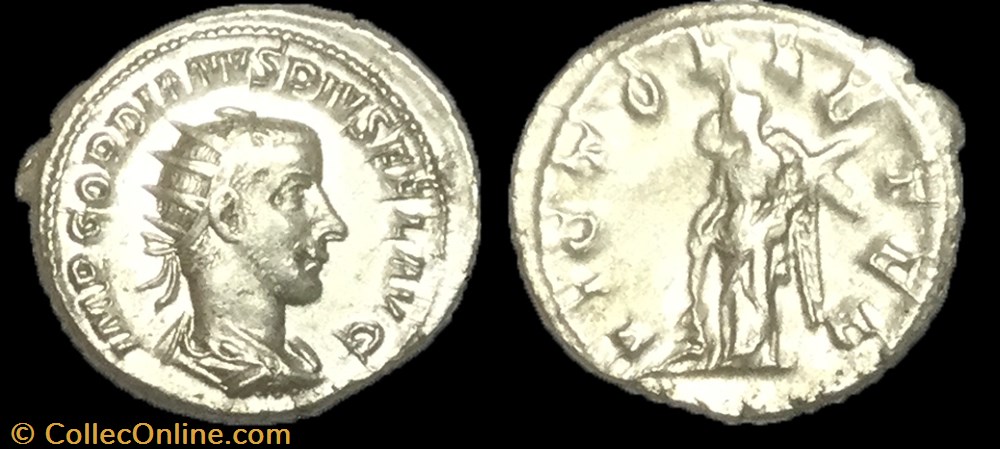 monnaie antique av jc ap romaine antoninien gordien iii