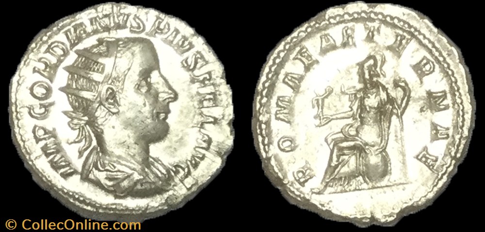monnaie antique av jc ap romaine antoninien gordien iii