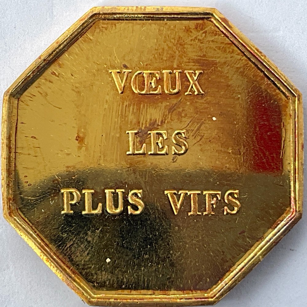 jeton de vœux les plus vifs medailles france jeton de v ux les plus vifs