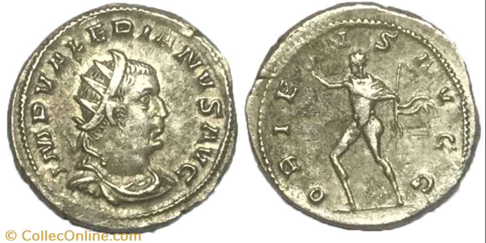 monnaie antique av jc ap romaine antoninien valerien ier