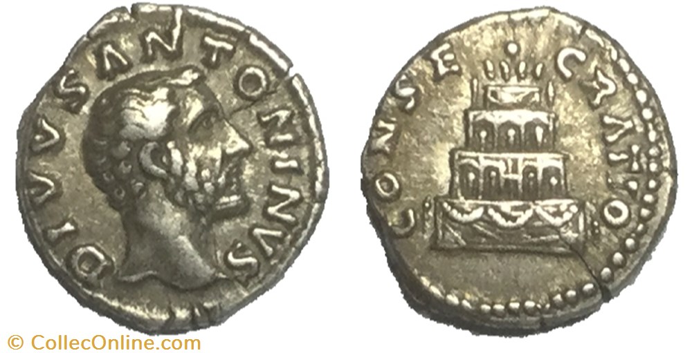 ANTONIN LE PIEUX Denier monnaie antique av jc ap romaine antonin le pieux denier