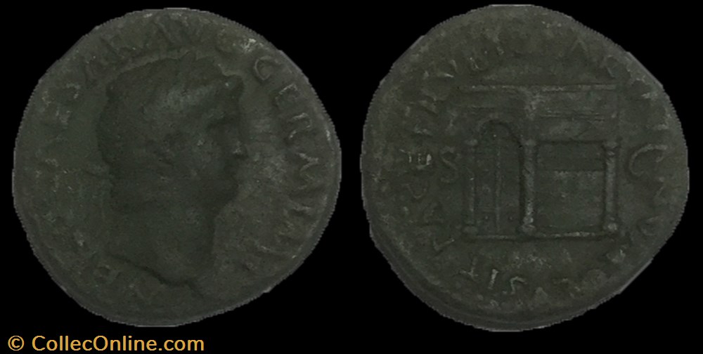 monnaie antique av jc ap romaine as neron