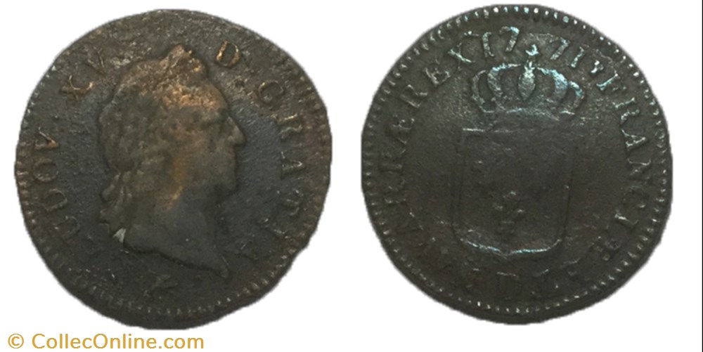 monnaie france royale sol dit a la vieille tete louis xv 1771 d