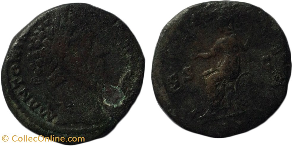 Sesterce MARC AURÈLE monnaies antiquite av jc ap romaines republicaines imperiales sesterce marc aurele