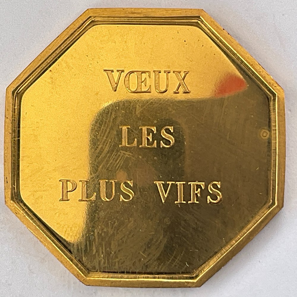 jeton de vœux les plus vifs medailles france jeton de v ux les plus vifs