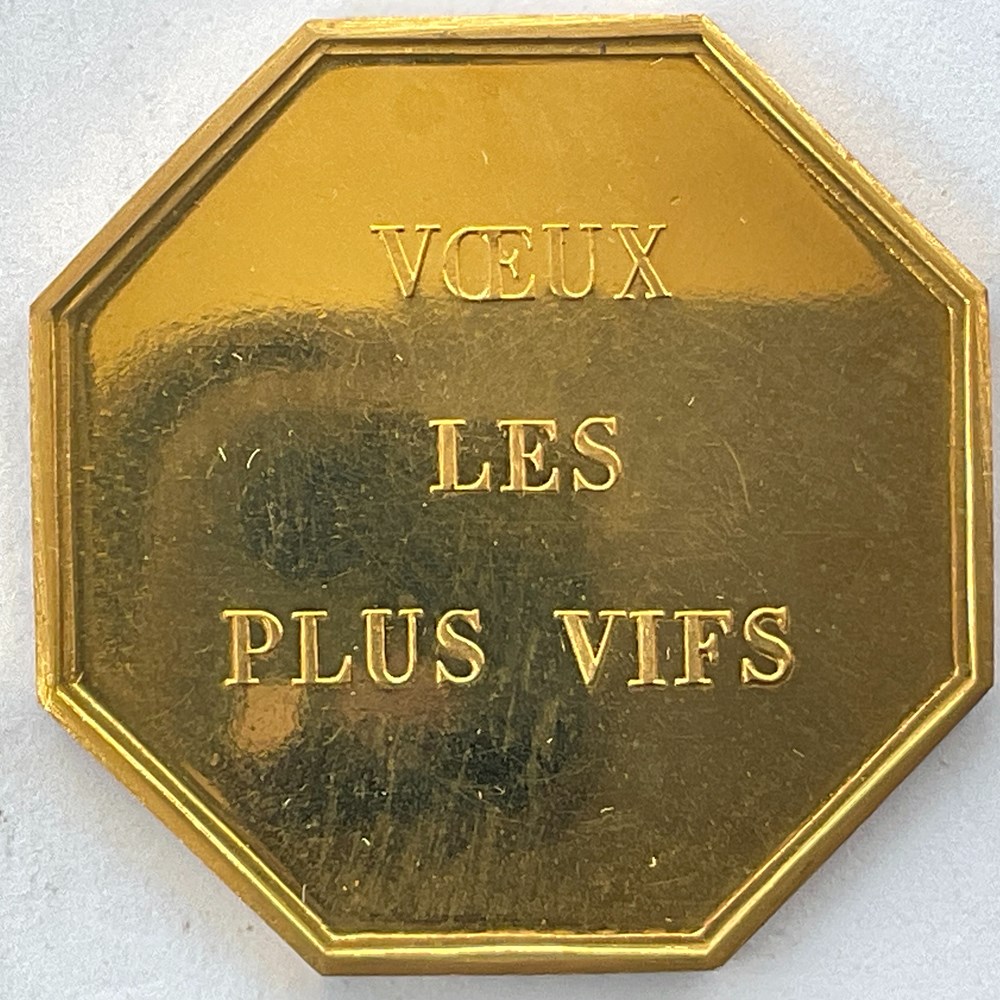 jeton de vœux les plus vifs medailles france jeton de v ux les plus vifs