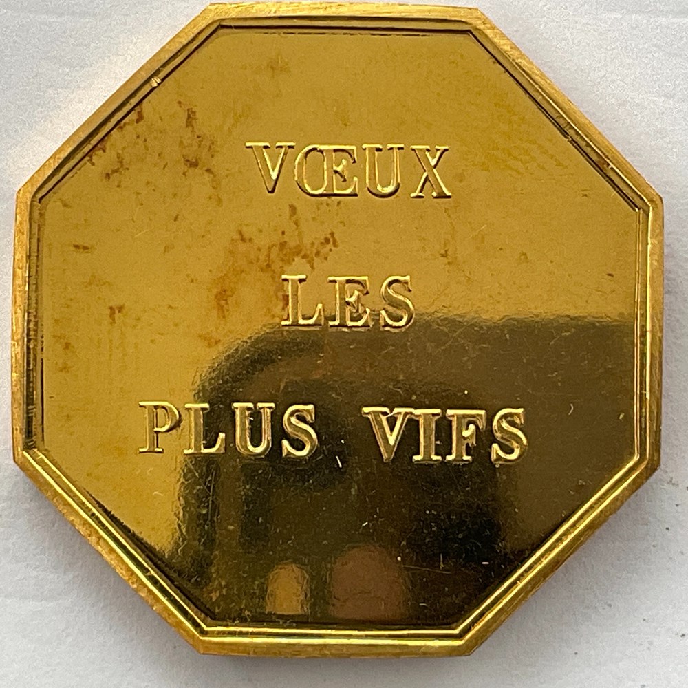jeton de vœux les plus vifs medailles france jeton de v ux les plus vifs