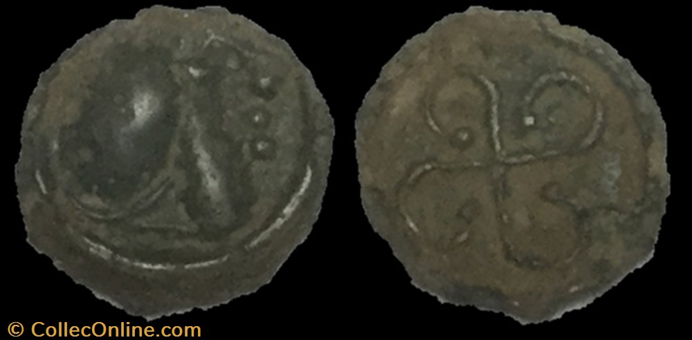 potin monnaie antique av jc a ap gauloise potin