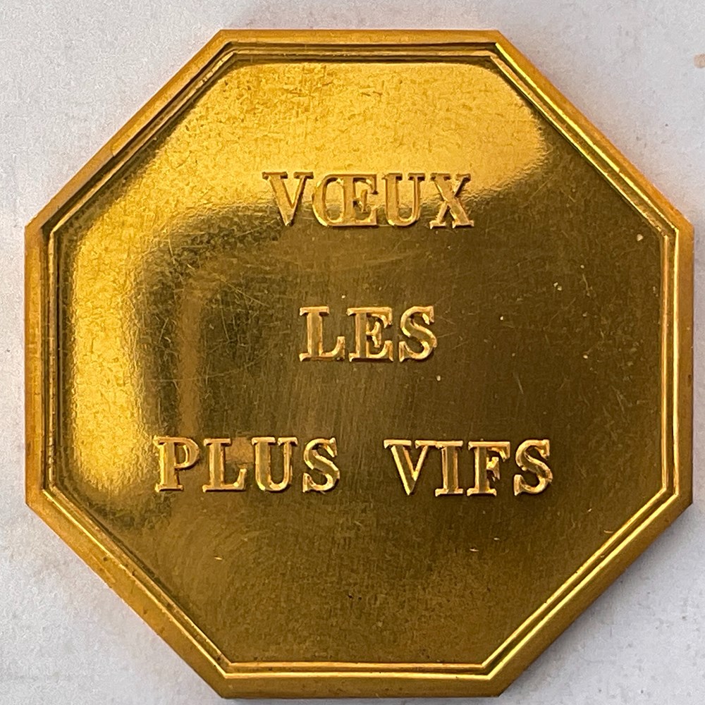 jeton de vœux les plus vifs medailles france jeton de v ux les plus vifs