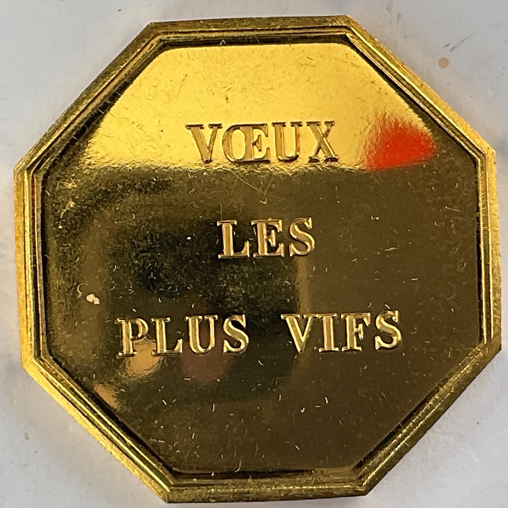 jeton de vœux les plus vifs medailles france jeton de v ux les plus vifs
