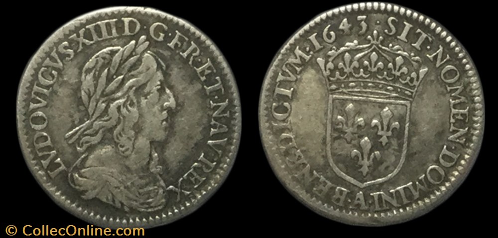monnaie france a royale douzieme ecu louis xiii le juste