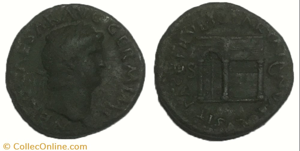 monnaie antique av jc ap romaine as neron