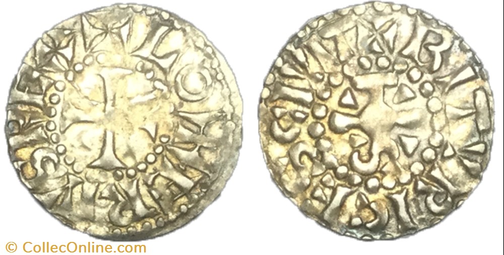 denier Lothaire bourges monnaie france carolingienne denier lothaire bourges