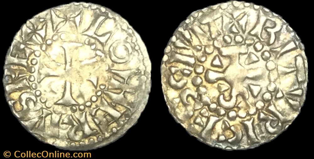 denier Lothaire bourges monnaie france carolingienne denier lothaire bourges