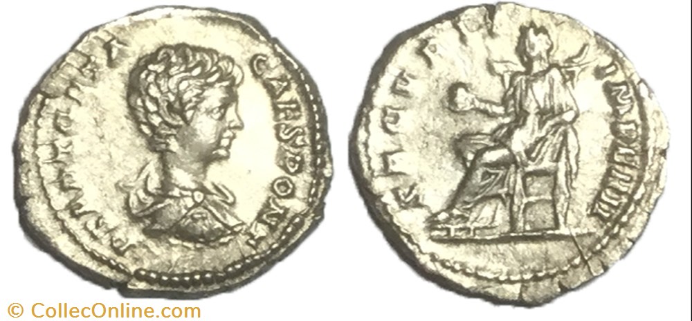 Denier Geta monnaie antique av jc ap romaine denier geta