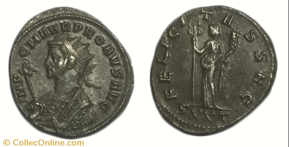 Aurelianus de Probus monnaie antique av jc ap romaine aurelianus de probus