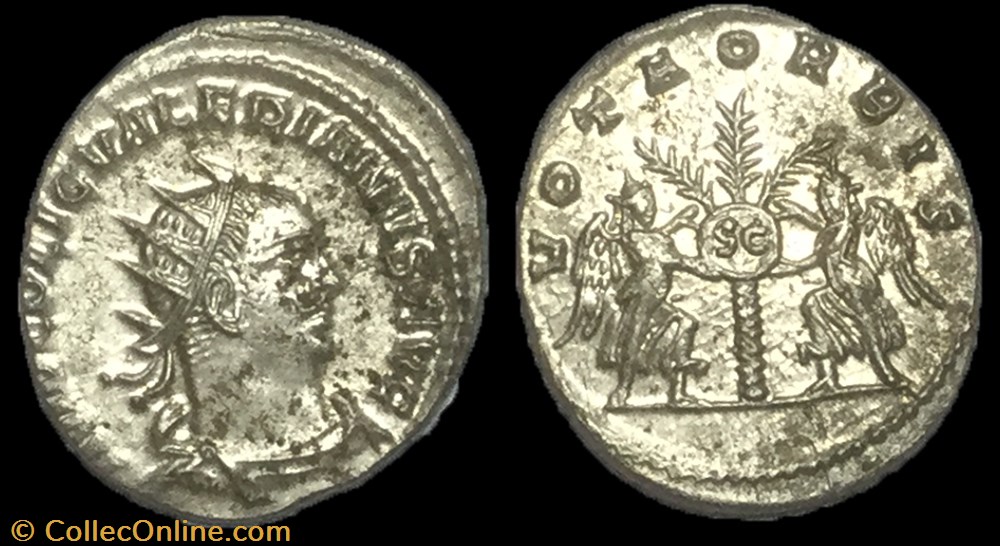 monnaie antique av jc ap romaine antoninien valerien ier