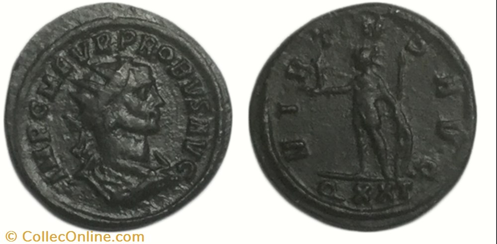 Aurelianus de Probus monnaie antique av jc ap romaine aurelianus de probus