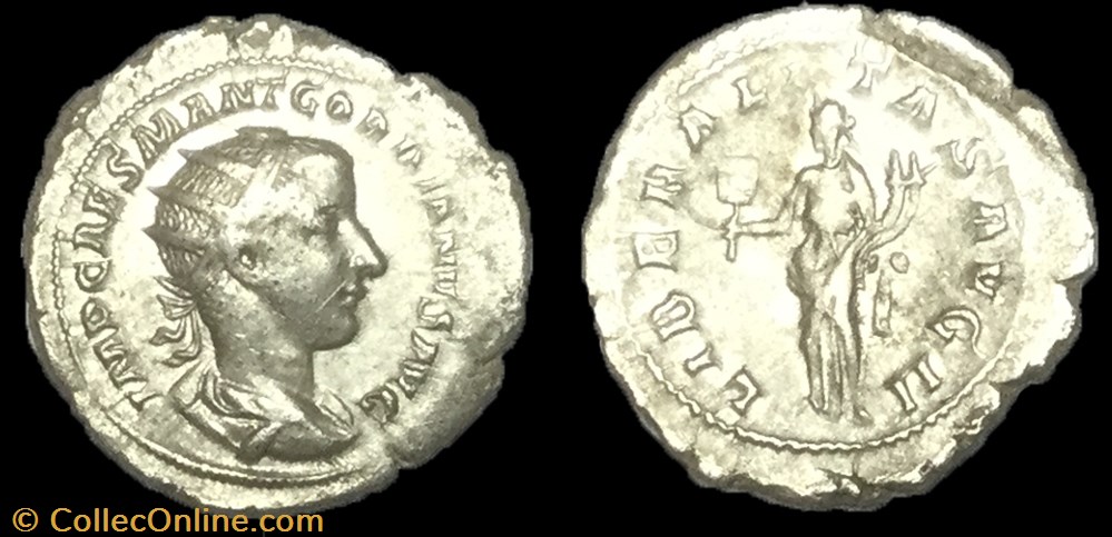 Antoninien GORDIEN III monnaie antique av jc ap romaine antoninien gordien iii