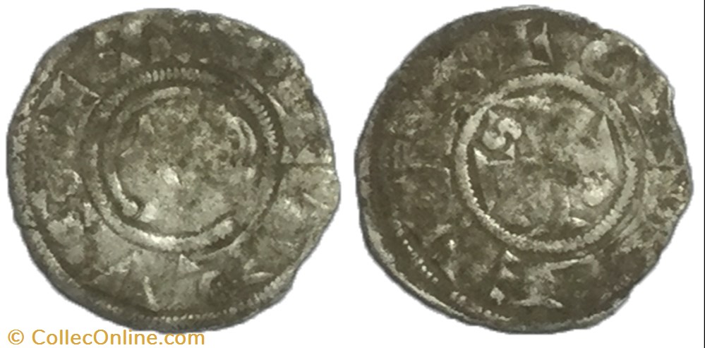1 denier de l’évêché de Genève. monnaie france a feodale 1 denier de l eveche de geneve