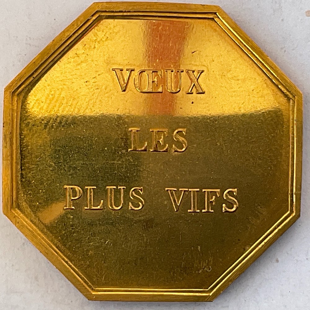 jeton de vœux les plus vifs medailles france jeton de v ux les plus vifs