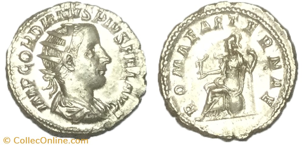 monnaie antique av jc ap romaine antoninien gordien iii