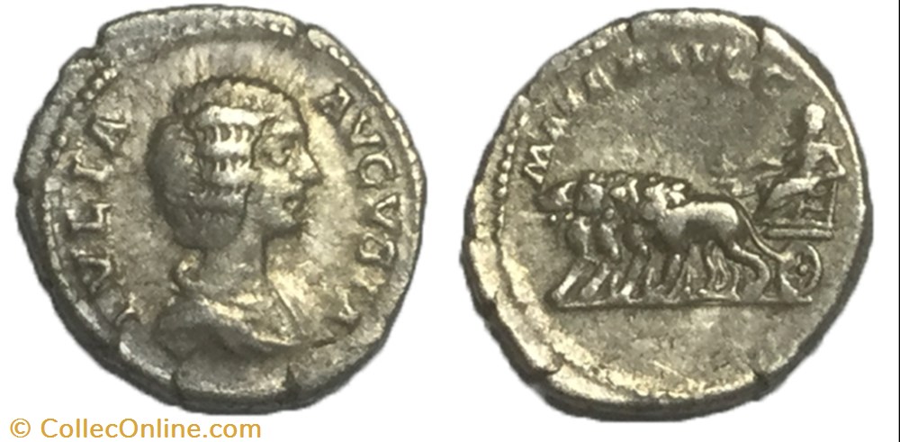 denier Julia domna monnaie antique av jc ap romaine denier julia domna