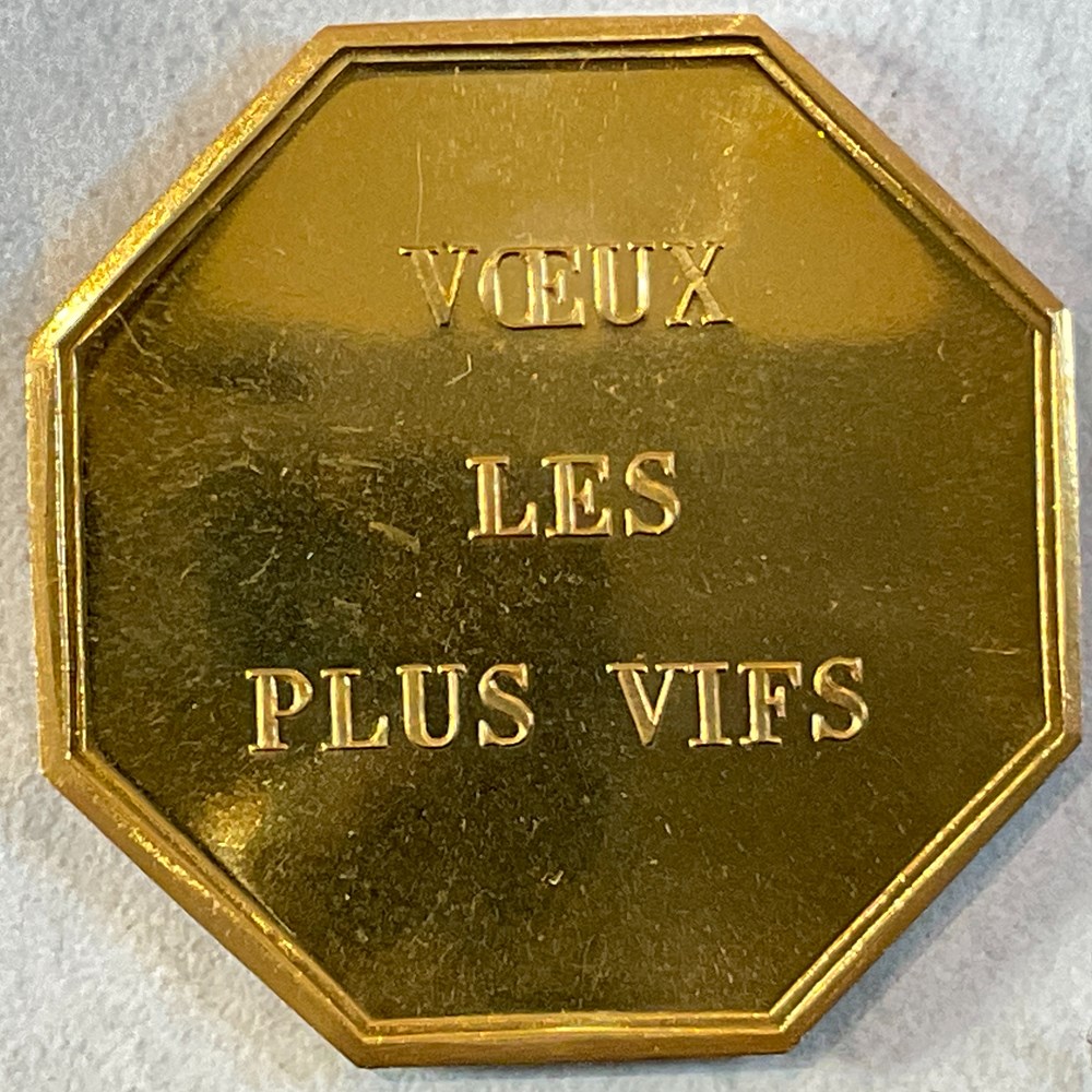 jeton de vœux les plus vifs medailles france jeton de v ux les plus vifs