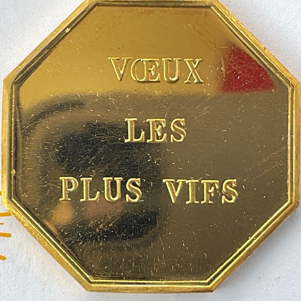 jeton de vœux les plus vifs medailles france jeton de v ux les plus vifs