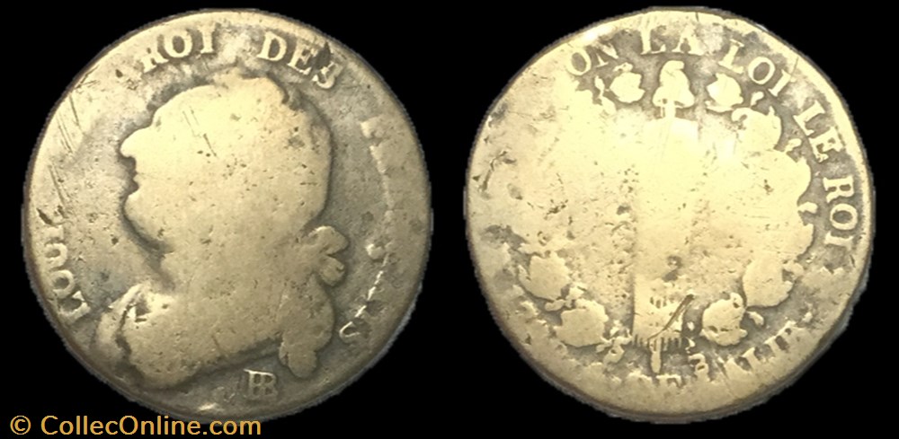 12 deniers dit au faisceau Louis XVI 1792 BB , monnaie france moderne 12 deniers dit au faisceau louis xvi 1792 bb